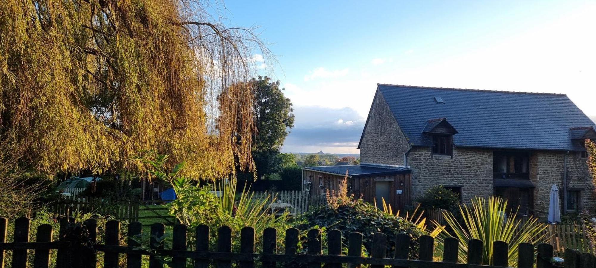 Gites Ferme De La Baie Roz sur Couesnon Bagian luar foto